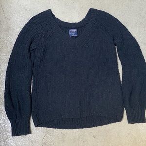 Abercrombie & Fitch Slub V-Neck Sweater